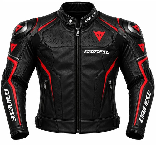 Giacca pelle moto dainese - pelle,